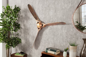 DECORATIUNE DE PERETE 97CM, SCREW, COD 39537, CUPRU STIL VINTAGE - Img 2
