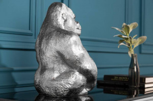 DECORATIUNE GORILLA, 40CM, METAL, COD 43195, DESIGN RETRO - Img 2