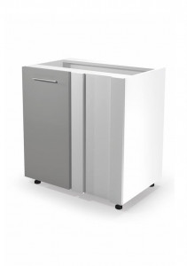 DULAP BUCATARIE VENTO ALB/GRI DN-100/82 STIL MODERN HALMAR