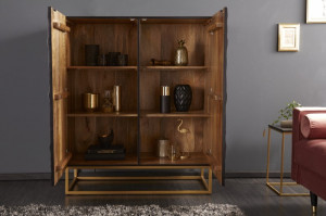 DULAP/BUFET, SCORPION 120CM, DIN LEMN MASIV DE MANGO, STIL VINTAGE, ARTIM GROUP SELECTION - Img 3