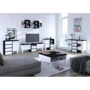 DULAP CU SERTARE NORDIS 1D4S DIVERSE NUANTE DIN PLACI LAMINATE DE CALITATE DESIGN SCANDINAV - Img 3
