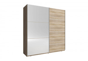 DULAP DORMITOR MIKA II 150 STEJAR SONOMA DESIGN MODERN PSK - Img 1