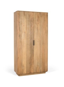 DULAP LIVING 190CM, LEMN DE MANGO, NATUR, GINER Y COLOMER - Img 3