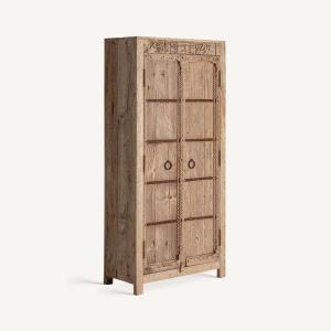 DULAP LIVING SOCKEN 185CM, DIN LEMN DE TEC SI METAL, DESIGN COLONIAL, VICAL HOME - Img 2