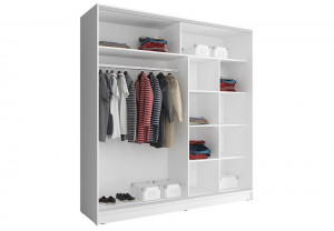 DULAP MARTYNIKA ALB/ALBASTRU/VERDE DESIGN MODERN PSK - Img 3