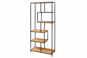 DULAP/RAFT 185X77CM, SLIM LINE, COD 42022, DIN METAL SI FURNIR, STIL INDUSTRIAL - Img 5