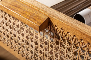 DULAP/VITRINA 140CM, BAMBOO LOUNGE, STIL VINTAGE, DIN LEMN MASIV DE MANGO, ARTIM GROUP SEELCTION - Img 4