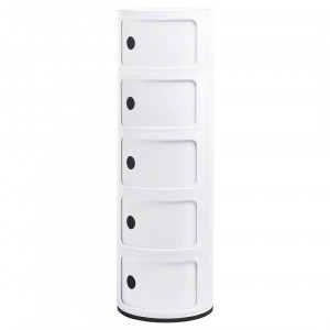 DULAPIOR COMBI 5, ALB, DIN ABS, STIL MODERN