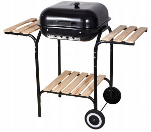 FII EROU LA BARBECUE!!! GRATAR PENTRU GRADINA CU ROTI BLUEGARDEN - Img 2