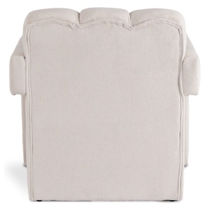 FOTOLIU, ARTIM MEBLE, REALIZAT DIN MATERIAL BOUCLE CREM SI METAL, STIL MODERN - Img 5