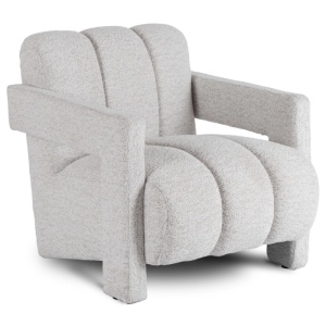 FOTOLIU, ARTIM MEBLE, REALIZAT DIN MATERIAL BOUCLE GRI SI METAL, STIL MODERN - Img 8