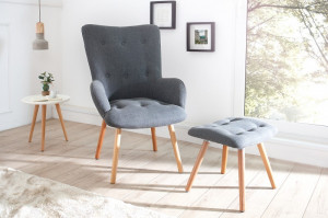 FOTOLIU CU TABURET DESIGN NORDIC, SCANDINAVIA, COD 37886 - Img 1