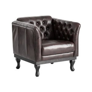 FOTOLIU DE LUX CHESTERFIELD DOVER, DIN PIELE NATURALA, CULOARE MARO, ARTIM SELECTION - Img 7