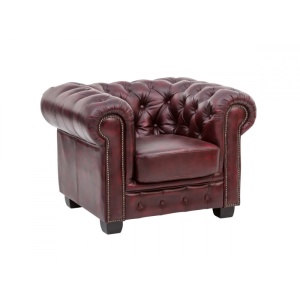 FOTOLIU DE LUX CHESTERFIELD DOVER, DIN PIELE NATURALA, CULOARE ROSIE, ARTIM SELECTION - Img 10