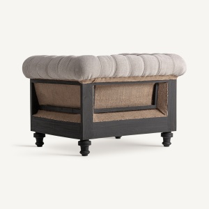 FOTOLIU DEOSEBIT, DIN LEMN SI TEXTIL, CULOARE BEJ/NEGRU, DESIGN CONTEMPORAN, VICAL HOME - Img 4