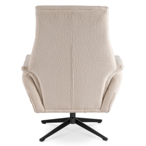 FOTOLIU DEOSEBIT PIVOTANT, ARTIM MEBLE, REALIZAT DIN MATERIAL BOUCLE BEJ, STIL MODERN - Img 5