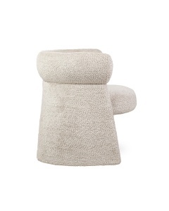 FOTOLIU ELEGANT MADAME BEJ, CONFECTIONAT DIN TEXTIL CHENILLE SI METAL, STIL MODERN - Img 2