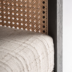 FOTOLIU EXCLUSIVIST KALEB, CULOARE BEJ/NEGRU, DIN LEMN SI TEXTIL, VICAL HOME - Img 6