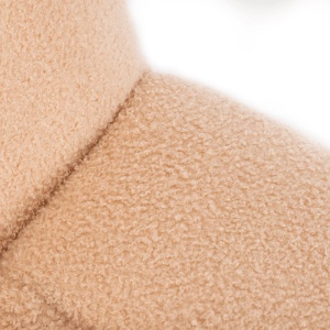 FOTOLIU LIVING ROTATIV SONNY, REALIZAT DIN METAL SI TEXTIL BOUCLE, CULOARE ORANGE/AURIU, ARTIM MEBLE - Img 6