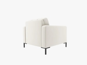 FOTOLIU MAMAIA, BEJ DESCHIS NEVE, CU TAPITERIE DIN TEXTIL FIN, MICADONI - Img 3