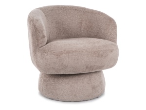 FOTOLIU PIVOTANT COSMIC RAVEN 360°, BEJ 30/NEGRU, TAPITERIE DIN TEXTIL SI CADRU DIN METAL, STIL MODERN - Img 1