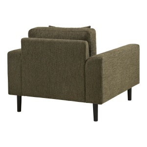 FOTOLIU RELAXARE LIDO, DIN METAL SI TEXTIL, CULOARE VERDE OLIVE, HOUSE NORDIC - Img 5