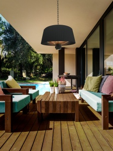INCALZITOR SUSPENDAT CU HALOGEN, HEAT I, DIN METAL, PLASTIC SI TEXTIL, STIL MODERN, SCHULLER - Img 3