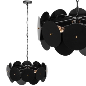 Lampă de tavan APP1307-CP BLACK - Img 1