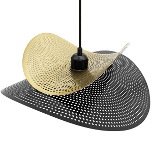 Lampă de tavan APP1471-1CP black/gold - Img 4