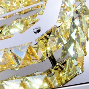 Lampă de tavan pătrată de cristal Plafond Glamour 8W APP405-C - Img 4