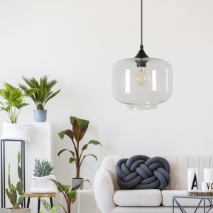 LAMPA DE TAVAN SUSPENDABILA din sticla APP312-1CP LOFT - Img 4