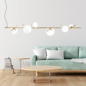 Lampă suspendată APP1664-6CP Gold - Img 4
