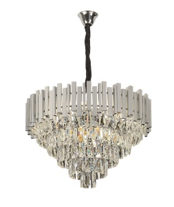 Lampă suspendată Cristal G051-CP 50CM Chrome - Img 1