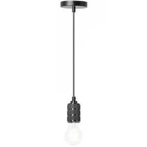Lampă suspendată de tavan Negru APP342-1CP - Img 4