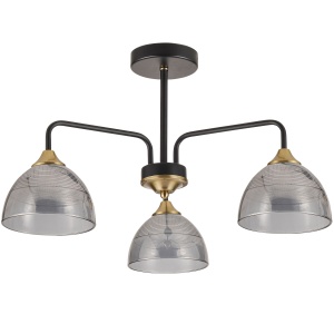 Lampă suspendată G084-3C BLACK GREY - Img 1