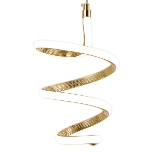 Lampă suspendată LED G075-3CPR Gold - Img 4