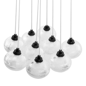 Lampă suspendată MS022-9CP Black - Img 4