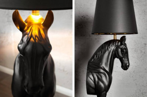 LAMPADAR DEOSEBIT, BLACK BEAUTY, DIN METAL SI TEXTIL - Img 4