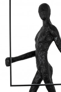 LAMPADAR EXCLUSIVIST 218CM, HUMAN SQUARE, FIBRA DE STICLA SI ABAJUR DE STICLA - Img 5