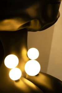 LAMPADAR HUMAN IN THE CLOUDS, NEGRU, CONFECTIONAT METAL SI FIBRA DE STICLA, STIL MODERN - Img 6