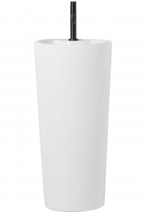 LAVOAR DE PODEA, BLANKA, 84 CM, ALB, DIN CERAMICA, CALITATE SUPERIOARA - Img 6