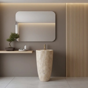 LAVOAR FREESTANDING ANYA SAVANA MATT, 83 CM, DIN CERAMICA, CALITATE SUPERIOARA - Img 2