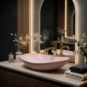 LAVOAR PENTRU BLAT ROYAL POWDER PINK MATT, CALITATE SUPERIOARA - Img 7