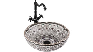 LAVOAR REA ASANTI, MULTICOLOR, 42,5 CM, DIN CERAMICA, CALITATE SUPERIOARA - Img 2