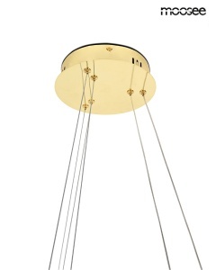 LUSTRA ANILLO 2, AURIE, CONFECTIONATA DIN METAL SI ALUMINIU, STIL MODERN - Img 4