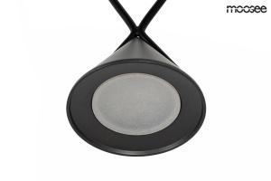 LUSTRA ATLAS 3, NEAGRA, CONFECTIONATA DIN ALUMINIU SI METAL, STIL MODERN - Img 3
