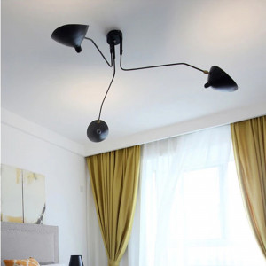 LUSTRA BLACK APP569-3C, DIAMETRU 120 MM, NEGRU, DIN OTEL SI METAL, STIL MODERN - Img 5