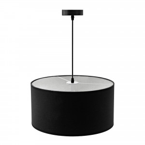 LUSTRA BLACK WHITE APP623-1CP, 40 cm, NEGRU SI ALB, DIN METAL SI PLASTIC, STIL MODERN, TU - Img 3