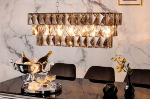 LUSTRA CRISTAL 90CM, CRYSTAL, DIN METAL SI CRISTAL, MODEL DEOSEBIT