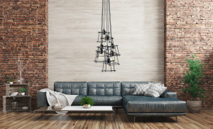 LUSTRA CU 7 BECURI APP221-7CP, 16x18x100 cm, NEGRU, DIN METAL, STIL MODERN, TU - Img 4